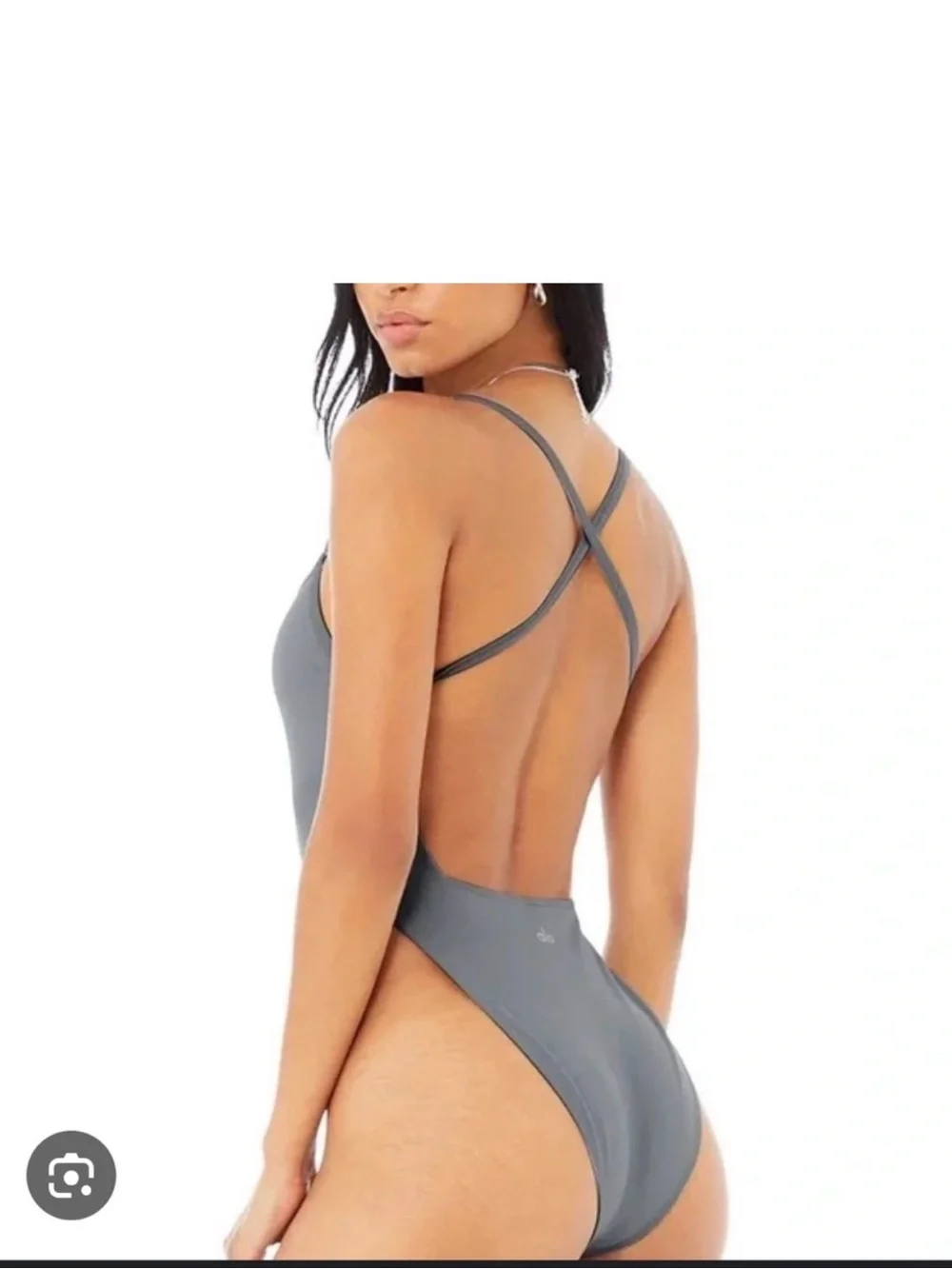ALO Yoga Thrill Seeker Bodysuit High-Cut Bodysuit In Blue